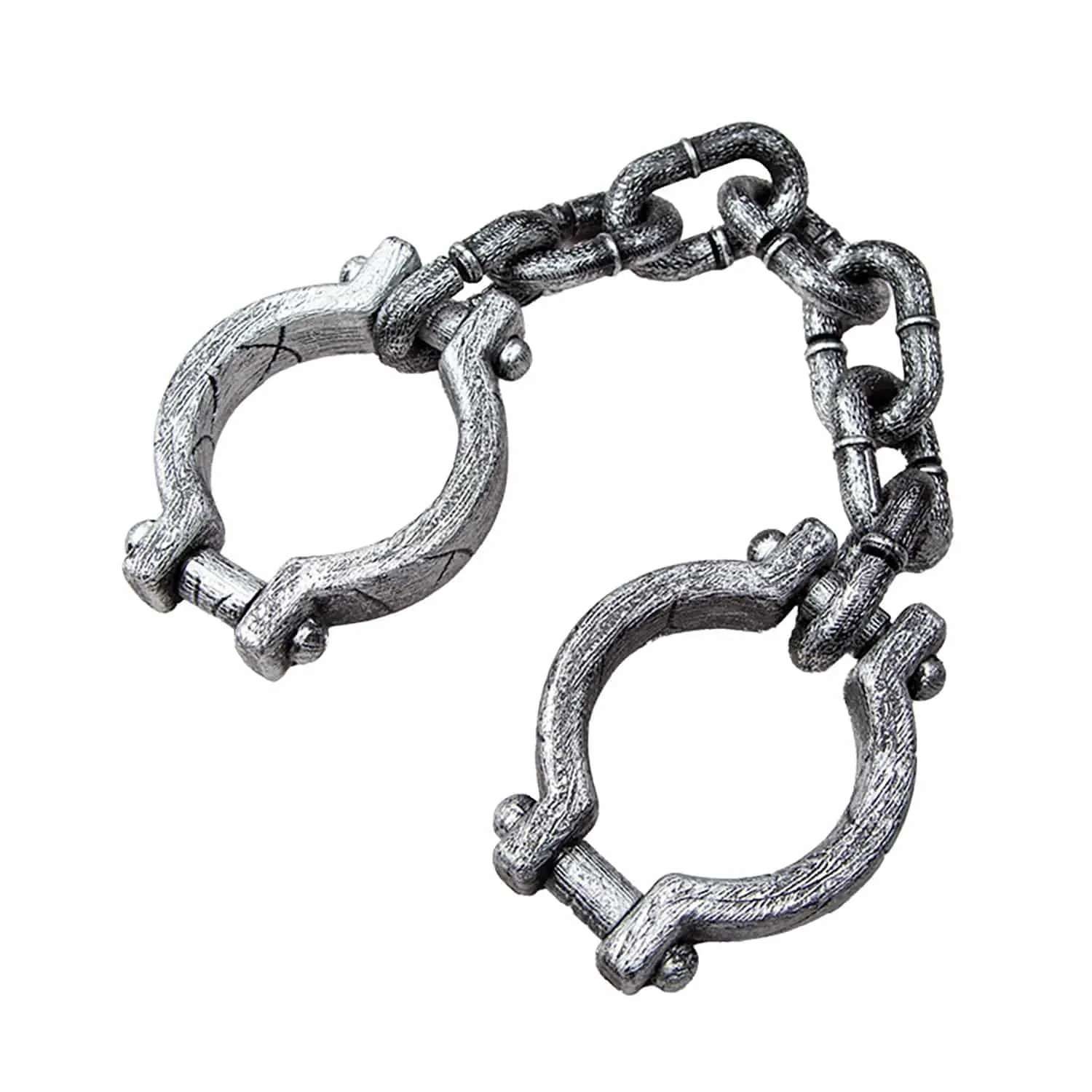 Adults Shackle Handcuffs Convict Prisoner Plastic Leg Irons 51cm