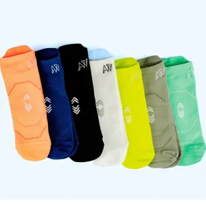 AW Unisex Compression No-Show Sock