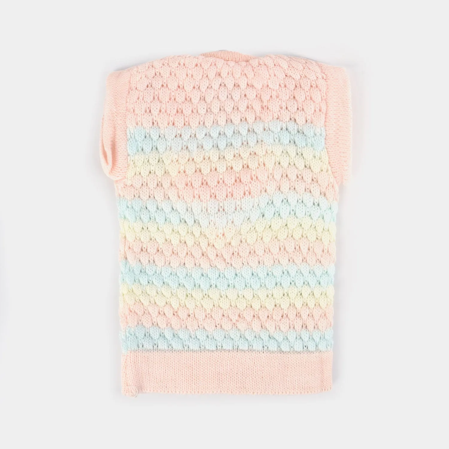 Baby Woolen Inner Wear Sweater-Peach 3M 