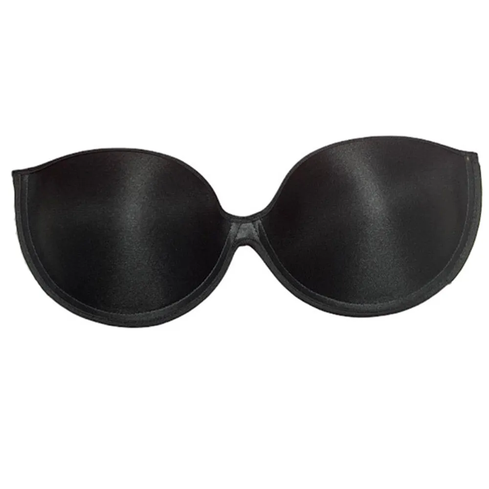 Backless, Strapless Invisible Bra With Adhesive Wings - Size C- Black