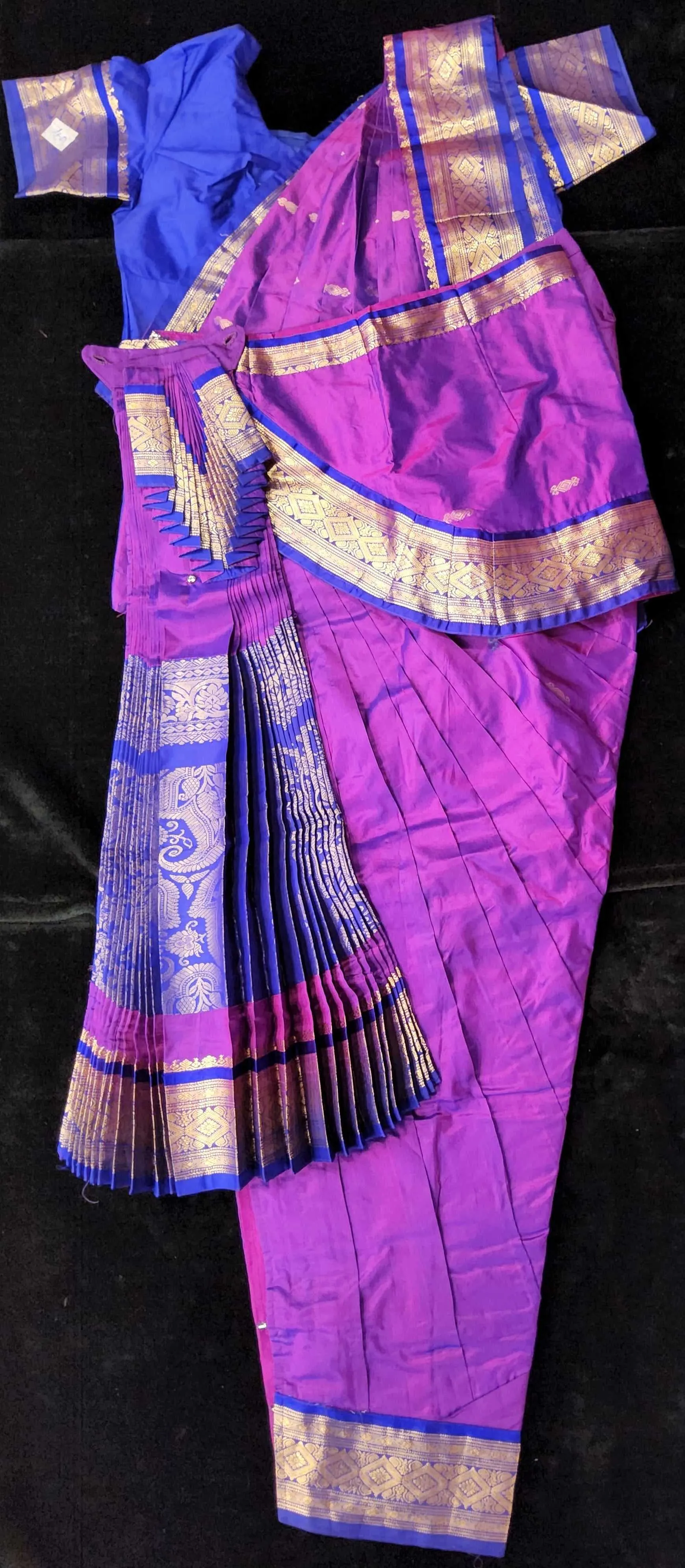 Bharatnatyam Dress | Purple with Vaadamalli | Dharmavaram Silk | Readymade Dance Costume