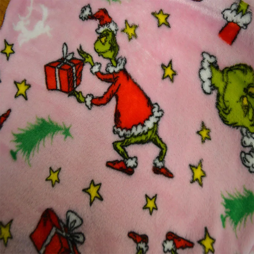 Dr. Seuss the Grinch and Max Pink Plush Lounge Pants