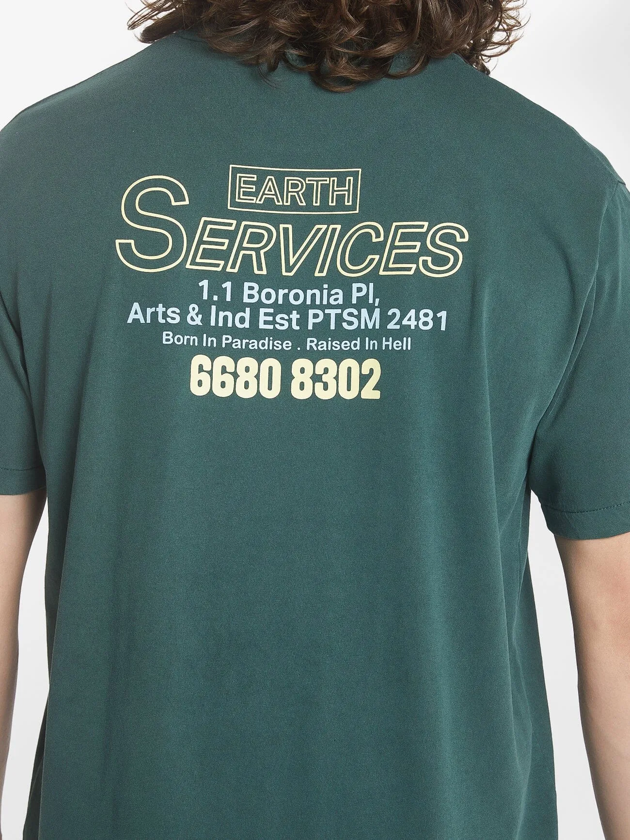 Earth Services Merch Fit Tee - Sycamore