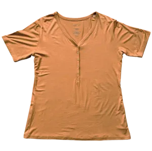 Ember Brown Bamboo Women's Lounge Top