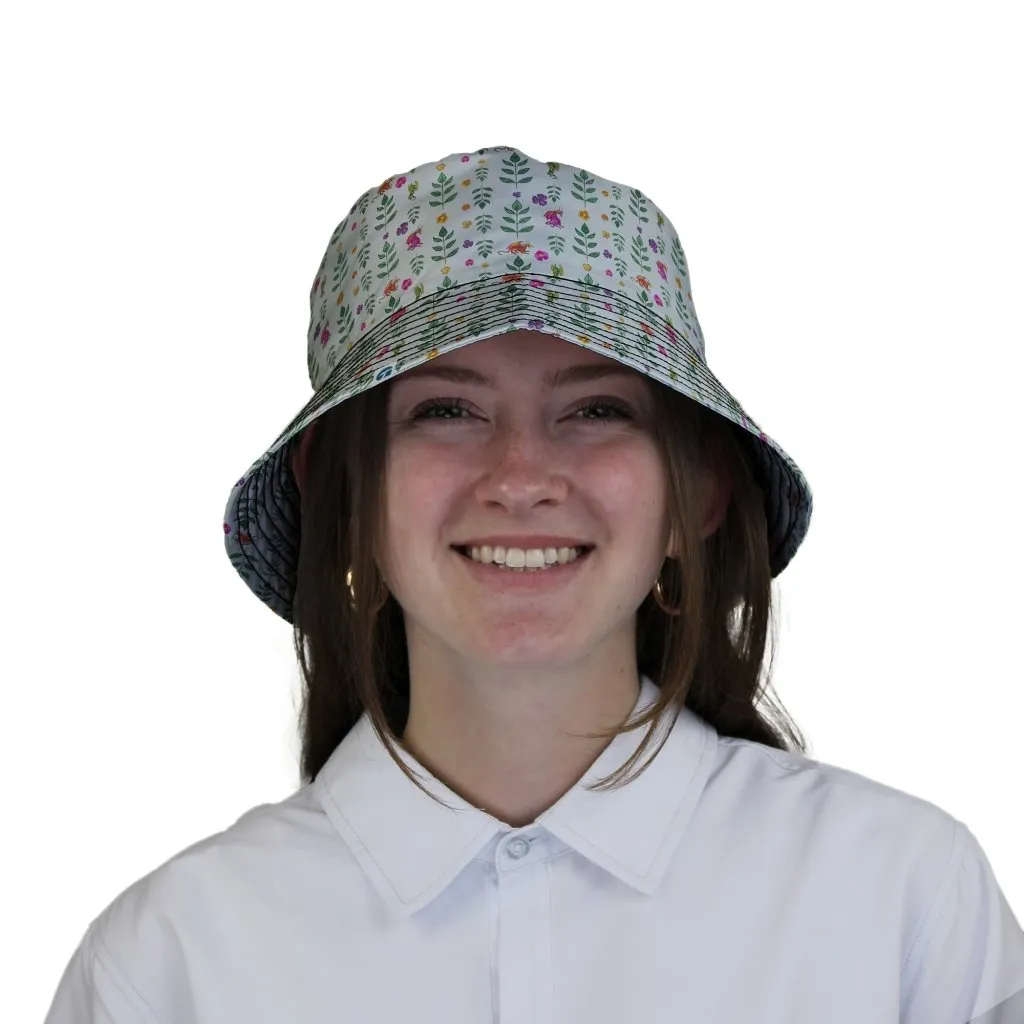 Garden Dragons Fantasy Bucket Hat