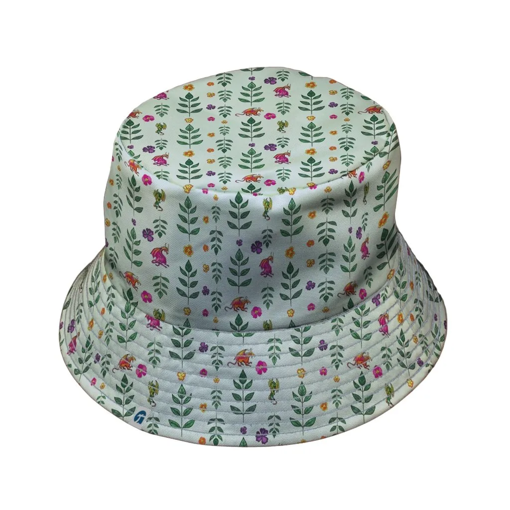 Garden Dragons Fantasy Bucket Hat