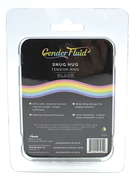 Gender Fluid ''Snug Hug'' Tension Ring