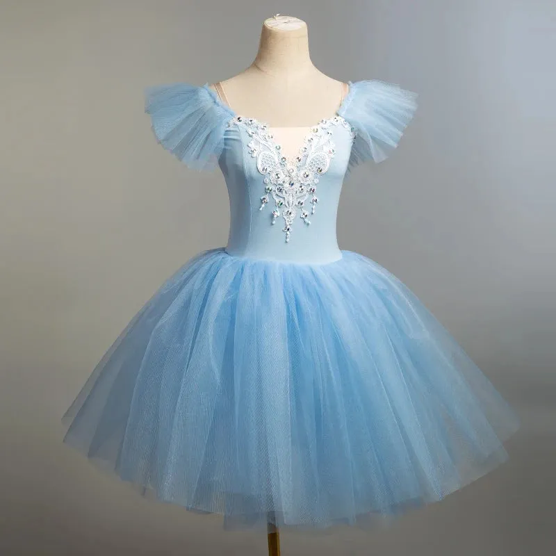 Girls Tutu Ballet Swan Dance Performance Costumes