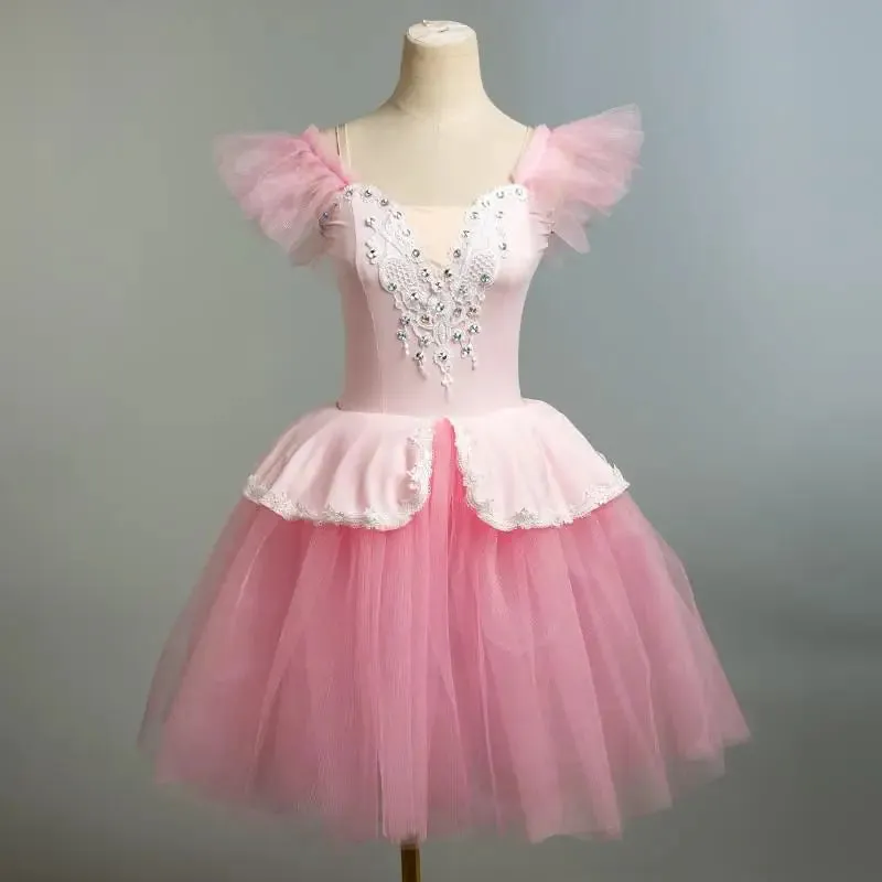 Girls Tutu Ballet Swan Dance Performance Costumes