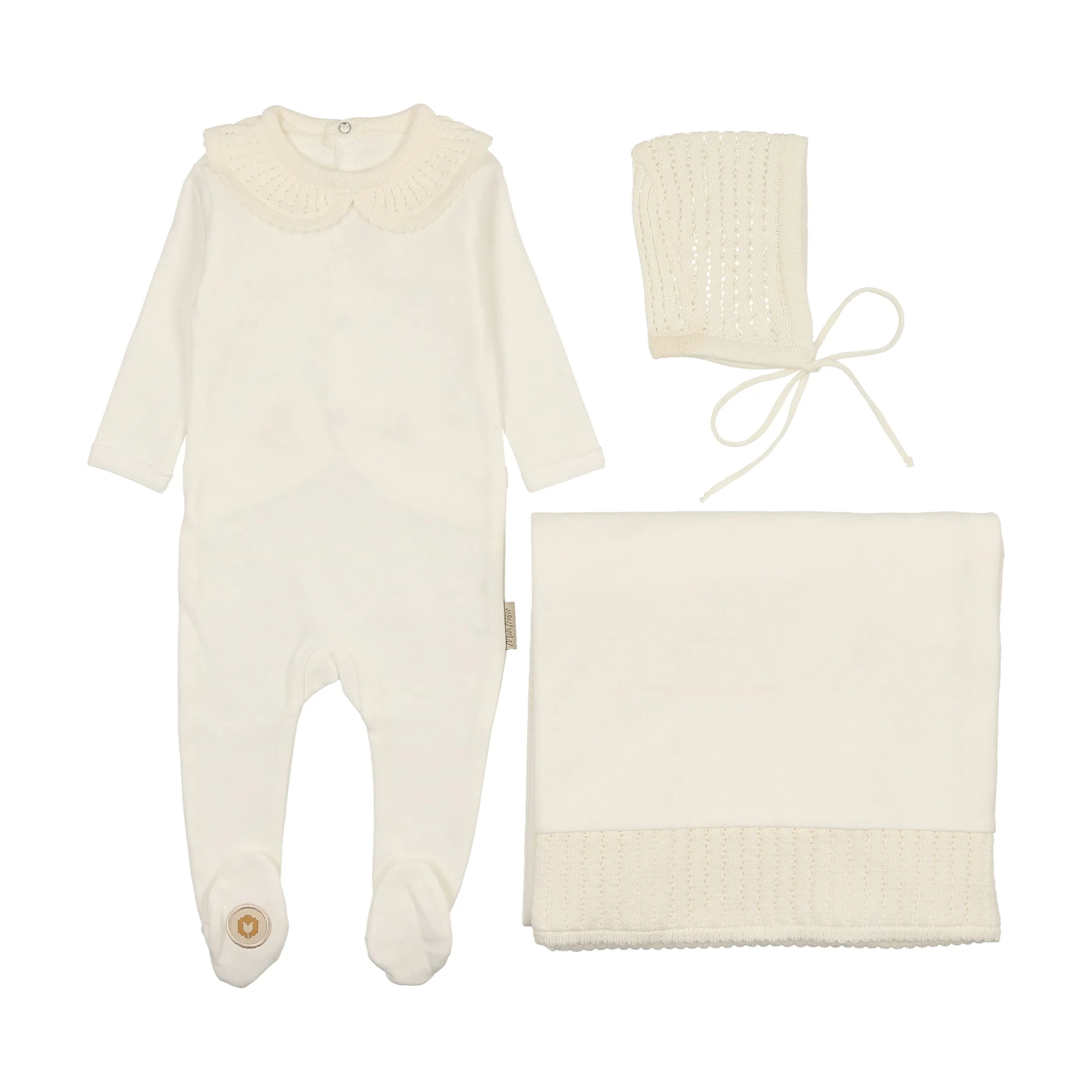 Graceful Collar Layette Set