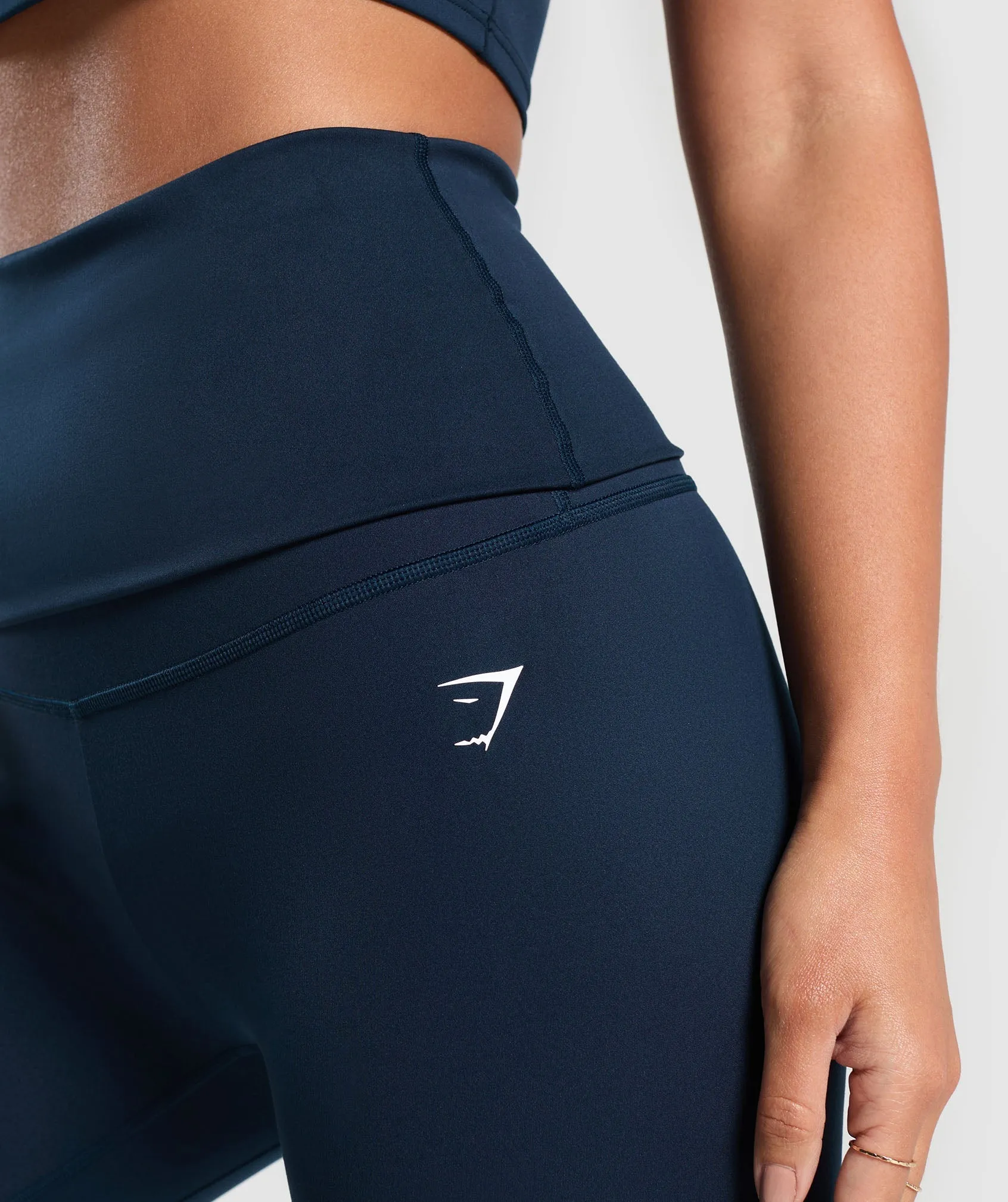 Gymshark Everyday Foldover Leggings - Navy