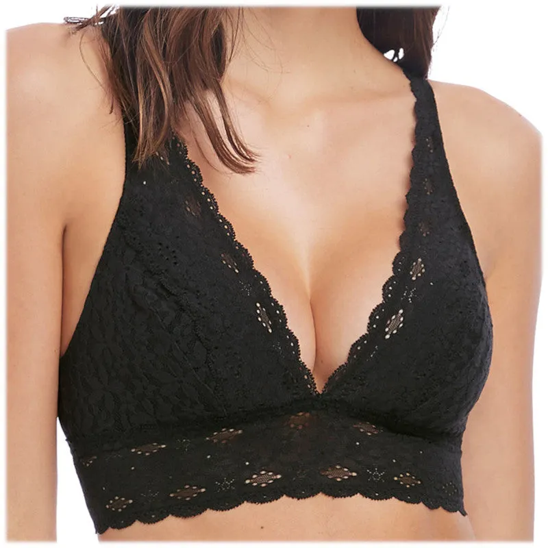 Halo Lace Soft Cup Bra Black - Wacoal