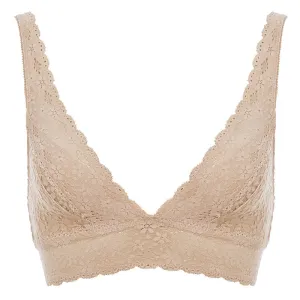 Halo Lace Soft Cup Bra Nude - Wacoal