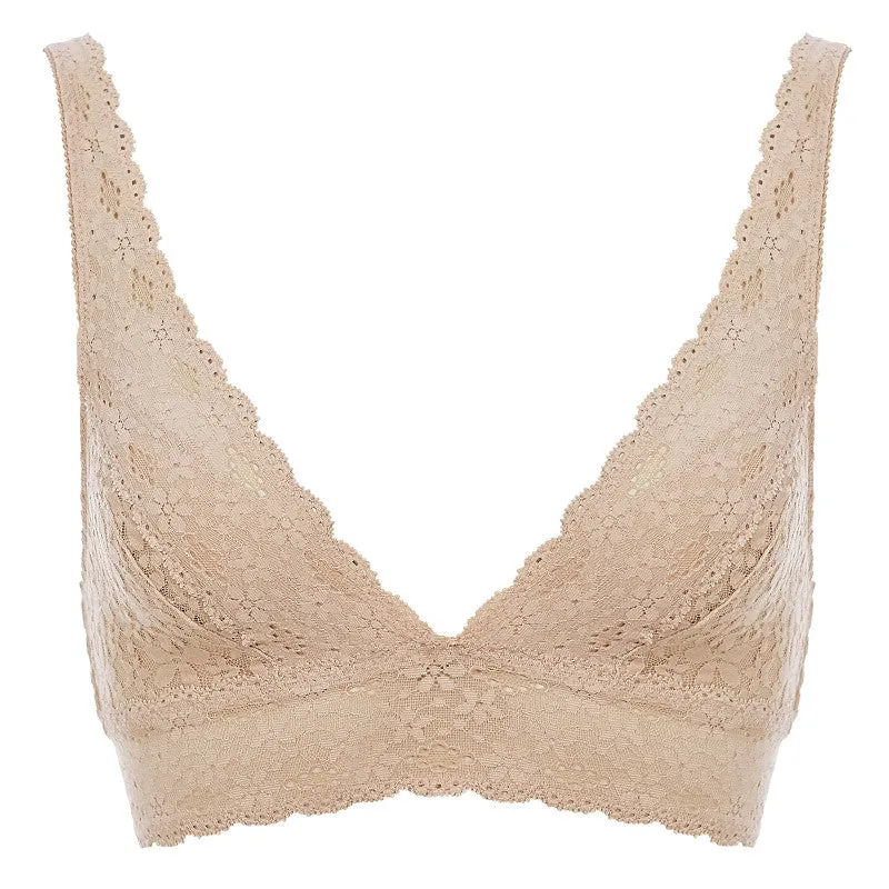 Halo Lace Soft Cup Bra Nude - Wacoal