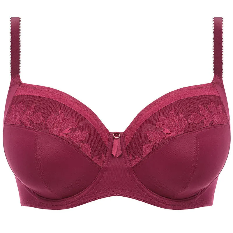 Illusion Side Support Bra Berry Red - Fantasie