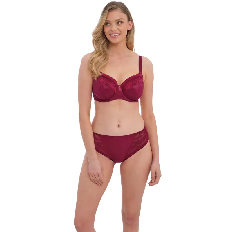 Illusion Side Support Bra Berry Red - Fantasie