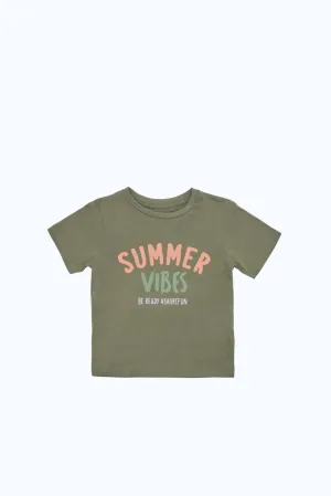 Infant Boys Olive Summer Vibes T-Shirt