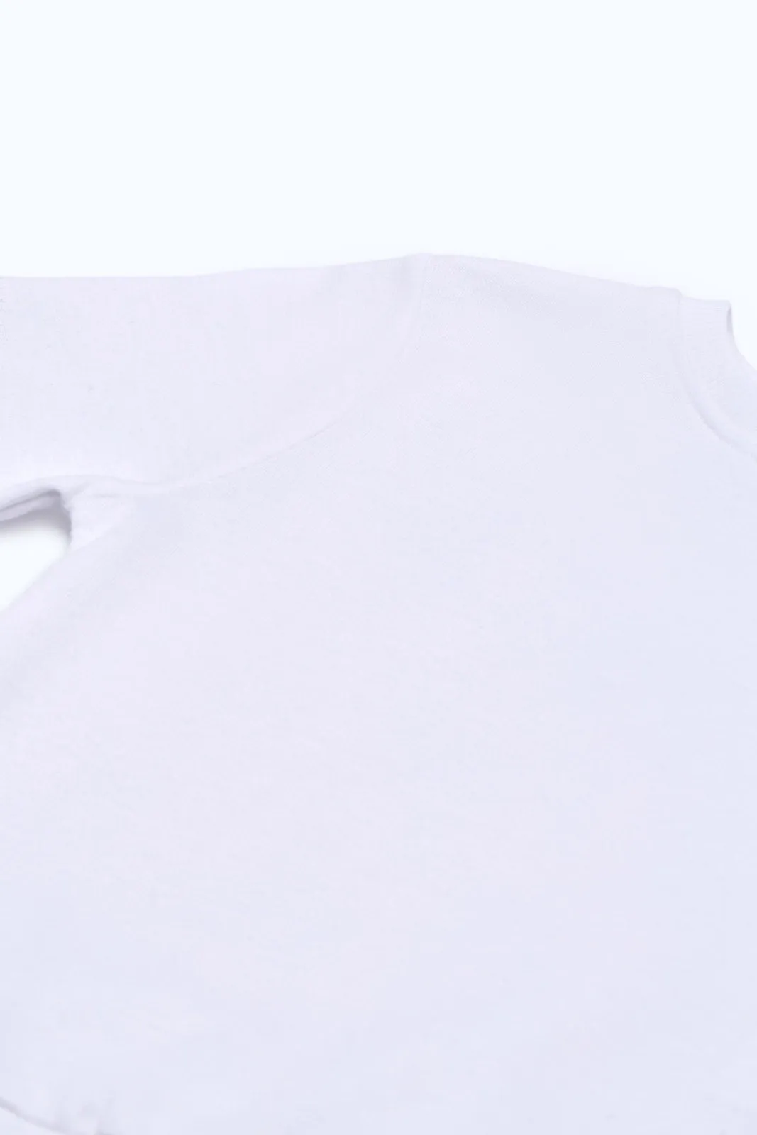 Infant Boys White Short Sleeved T-Shirt