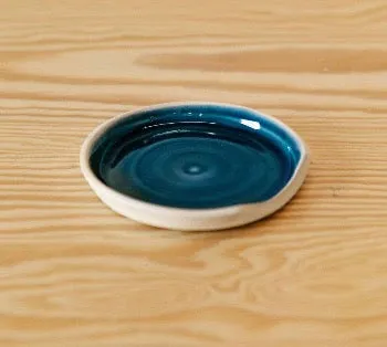 Lafayette Avenue Ceramics Spoon Rest — Ocean