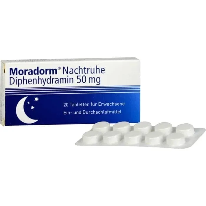 MORADORM, have a restful night diphenhydramine hydrochloride, sleep disorders