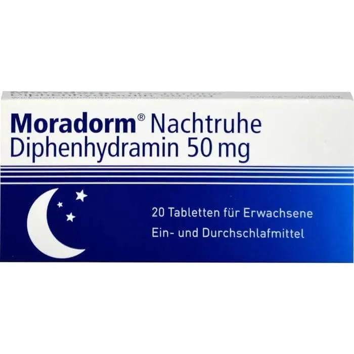 MORADORM, have a restful night diphenhydramine hydrochloride, sleep disorders