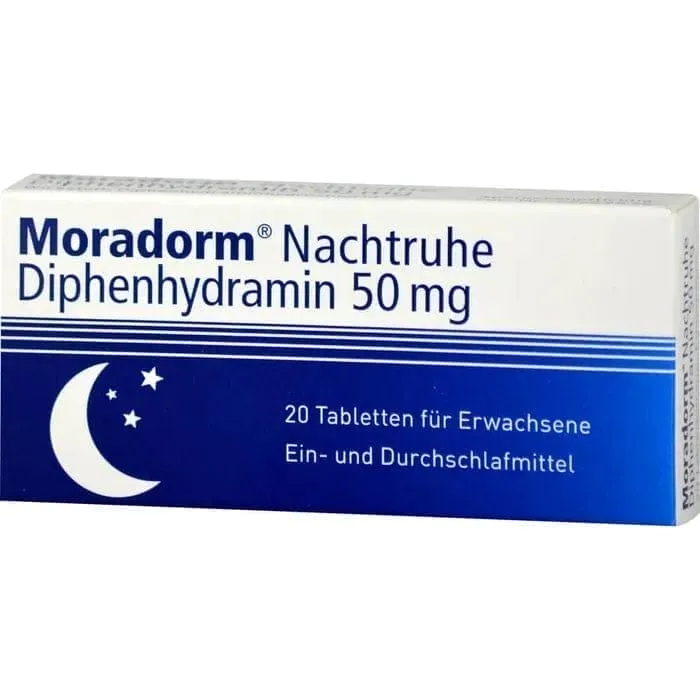 MORADORM, have a restful night diphenhydramine hydrochloride, sleep disorders