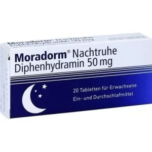 MORADORM, have a restful night diphenhydramine hydrochloride, sleep disorders