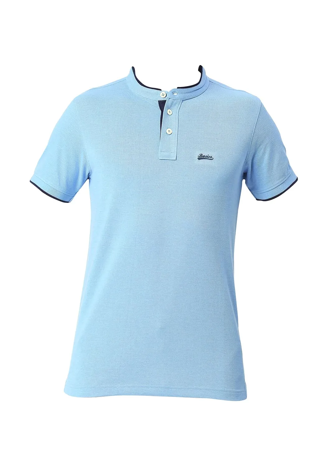 Muscle Fit Cotton Polyester Polo T-shirt