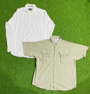 Nautica and Columbia Shirts 19 Pcs