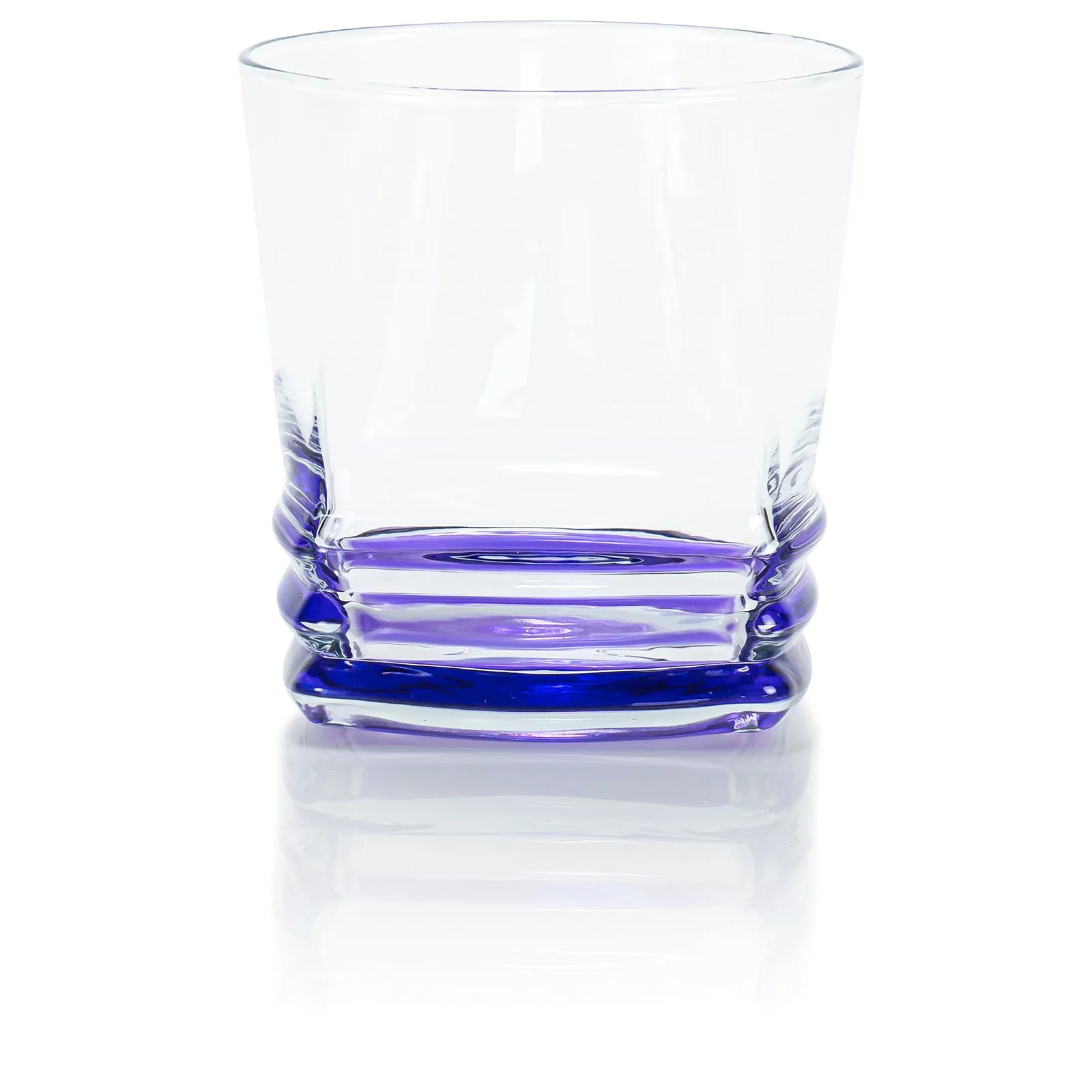 Red Co. Multicolor Double Old Fashioned Rocks Glasses, 10 Ounce, Set of 6