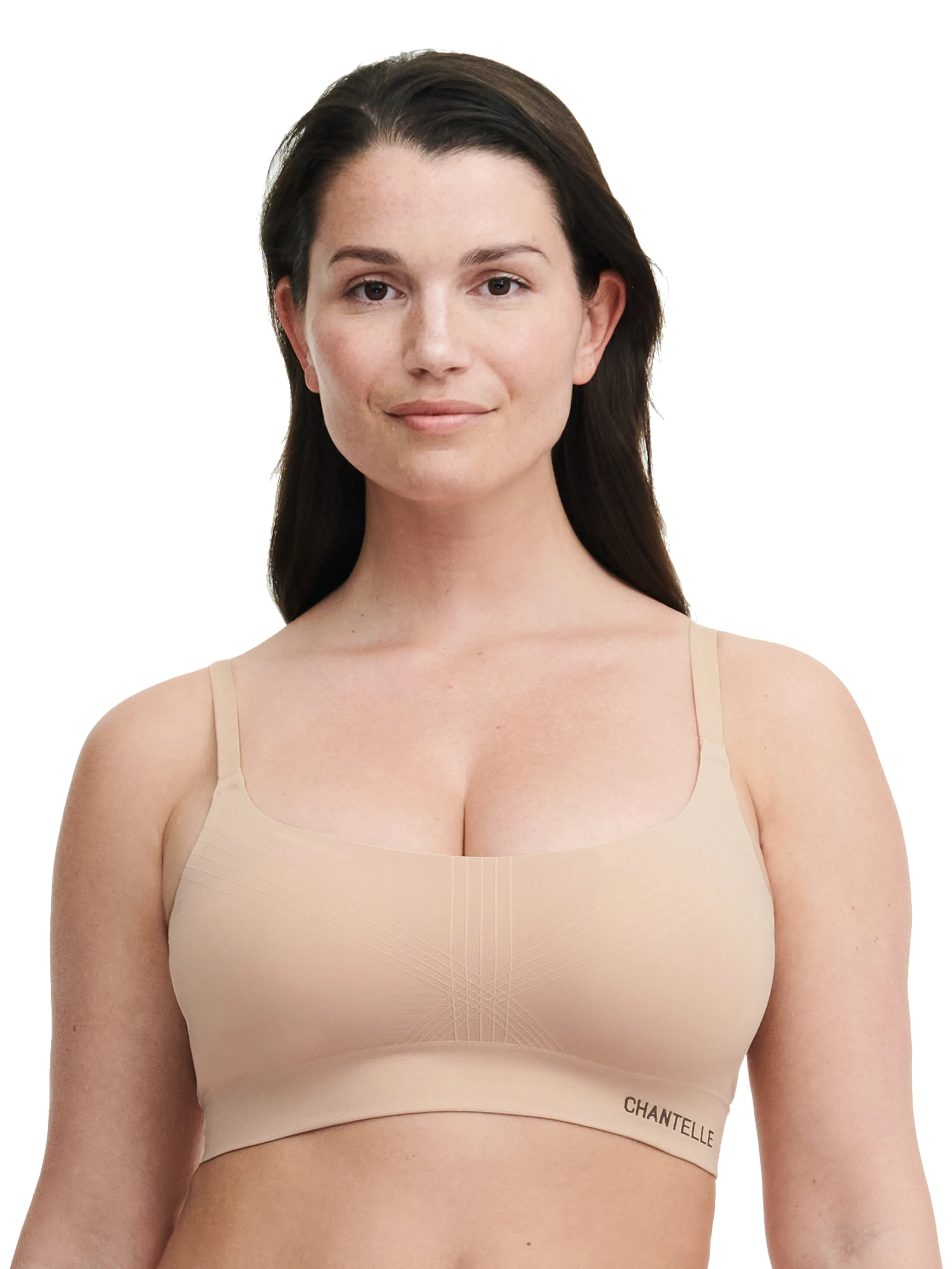 Smooth Comfort Wirefree Support T-Shirt Bra In Clay Nude - Chantelle