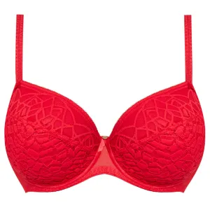 Soiree Lace Rouge Red Plunge Bra - Freya