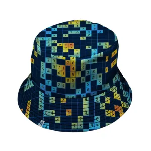 Sudoku Math Puzzle Bucket Hat