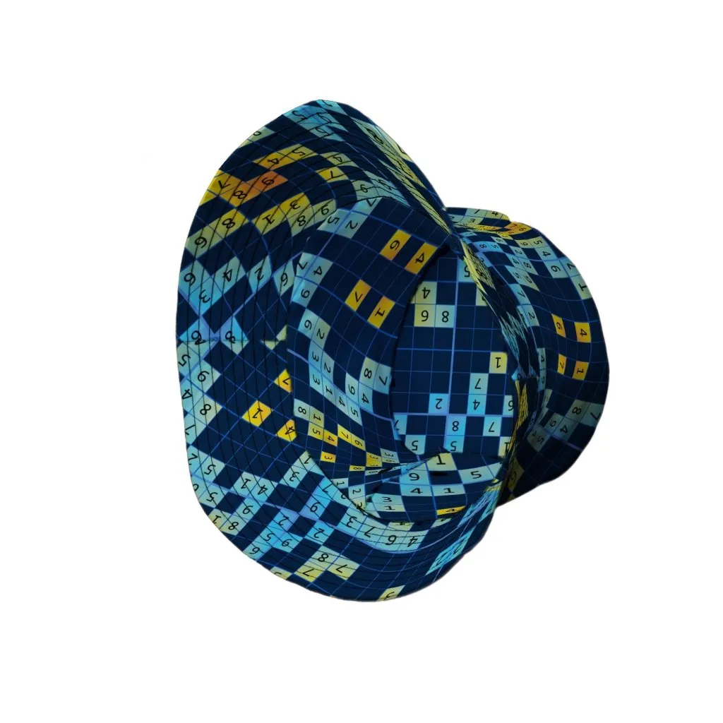 Sudoku Math Puzzle Bucket Hat