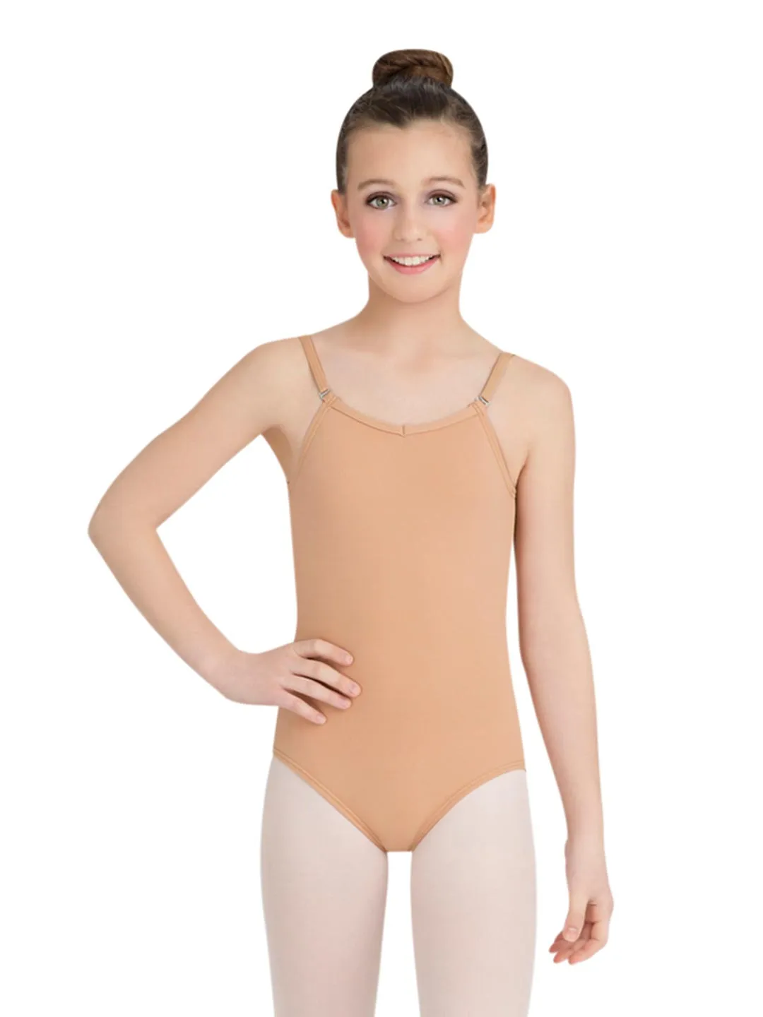 TB1420C Camisole Leotard w/ Adjustable Straps - Girls