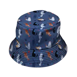 Video Game Cats Light Bucket Hat